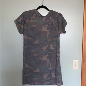 Camo T-shirt dress